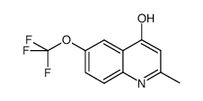 2-methyl-6-(trifluoromethoxy)-1H-quinolin-4-one结构式