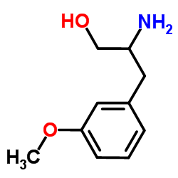 2-Amino-3-(3-methoxyphenyl)-1-propanol结构式