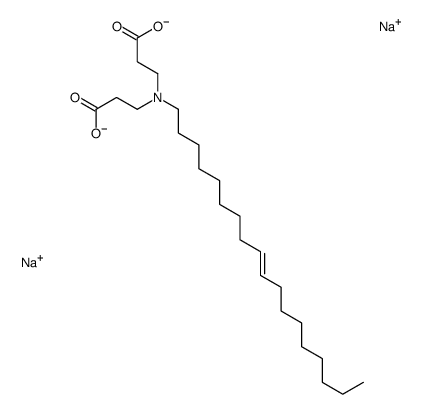 N-(2-羟乙基)-N-9-十八烯基-Β-丙氨酸二钠结构式
