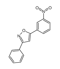 5-(3-nitro-phenyl)-3-phenyl-isoxazole结构式