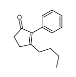 3-butyl-2-phenylcyclopent-2-en-1-one Structure