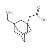 2-(3-乙基-1-金刚烷基)乙酸结构式