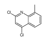 2,4-二氯-8-甲基喹啉结构式