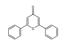 2,6-diphenyl-4H-thiopyran-4-thione Structure