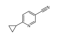 6-环丙基烟腈结构式