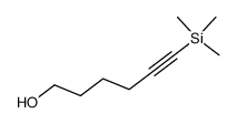 6-(三甲基甲硅烷基)己-5-炔-1-醇结构式