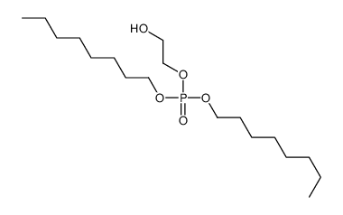 2-hydroxyethyl dioctyl phosphate Structure