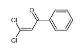 3,3-dichloro-1-phenyl-2-propen-1-one结构式