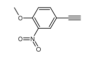 4-ethynyl-1-methoxy-2-nitrobenzene结构式
