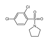 1-(2,4-dichlorophenyl)sulfonylpyrrolidine Structure