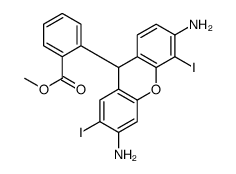 methyl 2-(3,6-diamino-2,5-diiodo-9H-xanthen-9-yl)benzoate Structure