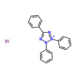 2,3,5-Triphenyl-2H-tetrazol-3-ium bromide Structure
