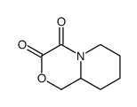 1,6,7,8,9,9a-hexahydropyrido[2,1-c][1,4]oxazine-3,4-dione结构式