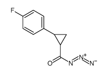 2-(4-fluorophenyl)cyclopropane-1-carbonyl azide结构式