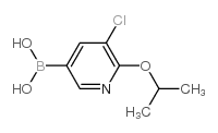 5-氯-6-异丙氧基吡啶-3-硼酸结构式
