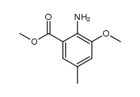 methyl-3-methoxy-5-methyl anthranilate结构式