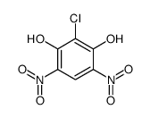 2-chloro-4,6-dinitrobenzene-1,3-diol结构式