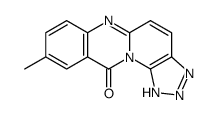 9-Methyl-1,2,3-triazolo(4',5':5,6)pyrido(2,1-b)quinazolin-11(1H)-one Structure
