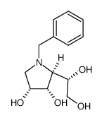 N-benzyl-1,4-dideoxy-1,4-imino-D-talitol结构式