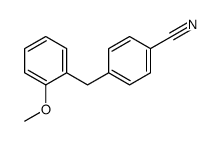 4-[(2-methoxyphenyl)methyl]benzonitrile结构式