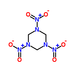 Cyclotrimethylenetrinitramine Structure