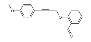 2-[3-(4-methoxy phenyl)-prop-2-ynyloxy]-benzaldehyde结构式