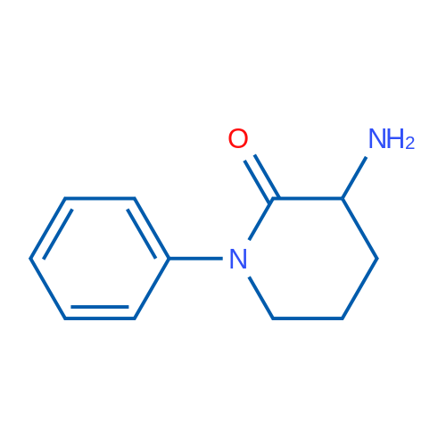 3-Amino-1-phenylpiperidin-2-one Structure
