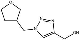 {1-[(oxolan-3-yl)methyl]-1H-1,2,3-triazol-4-yl}methanol Structure