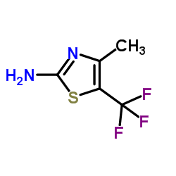 4-Methyl-5-(trifluoromethyl)-1,3-thiazol-2-amine Structure