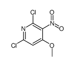 2,6-二氯-4-甲氧基-3-硝基吡啶结构式