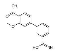 4-(3-carbamoylphenyl)-2-methoxybenzoic acid Structure