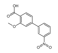 2-methoxy-4-(3-nitrophenyl)benzoic acid Structure