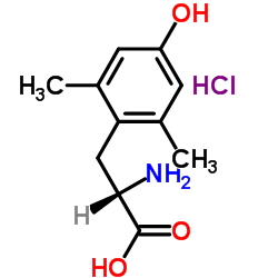 (S)-2',6'-二甲基酪氨酸盐酸盐结构式