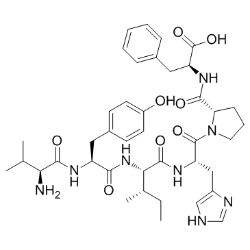 angiotensin iv Structure
