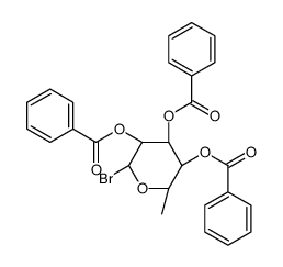 2,3,4-tri-O-benzoylfucopyranosyl bromide结构式