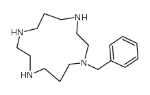 1-苄基-1,4,8,11-四氮环十四烷结构式