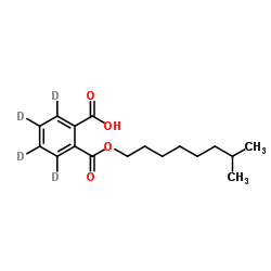 2-(((7-Methyloctyl)oxy)carbonyl)benzoic acid-d4 Structure