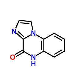 咪唑并[1,2-a]喹噁啉-4(5h)-酮结构式