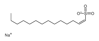 sodium,(Z)-tetradec-1-ene-1-sulfonate结构式