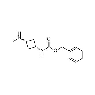 Benzyl(cis-3-(methylamino)cyclobutyl)carbamate Structure