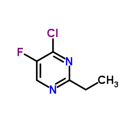 4-氯-2-乙基-5-氟嘧啶结构式