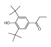 1-(3,5-di-tert-butyl-4-hydroxy-phenyl)-propan-1-one Structure
