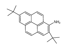 2,7-ditert-butylpyren-1-amine结构式