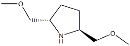trans-2,5-Bis(methoxymethyl)pyrrolidine Structure