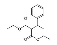 diethyl 2-(1-phenylethyl)propanedioate Structure