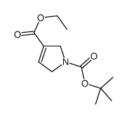 N-BOC-2,5-二氢吡咯-3-甲酸乙酯结构式