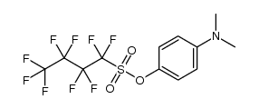 4-(N,N-dimethylamino)phenyl nonaflate结构式