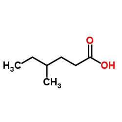 4-Methylhexanoic acid Structure