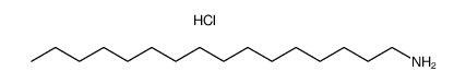 hexadecylamine hydrochloride Structure