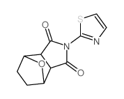 2-(1,3-thiazol-2-yl)-3a,4,5,6,7,7a-hexahydro-octahydro-1H-4,7-epoxyisoindole-1,3-dione Structure